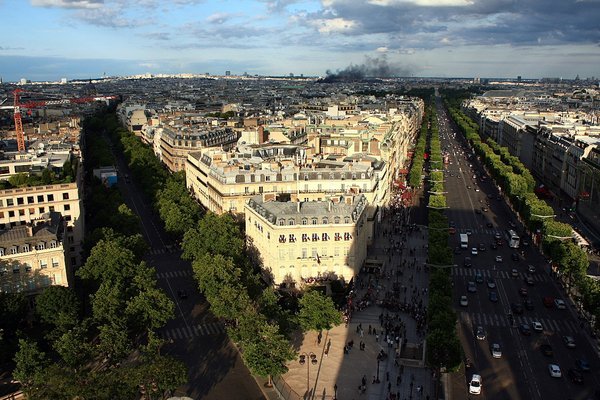 the boulevards of Paris
