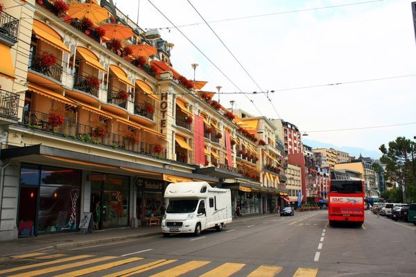a Montreux street