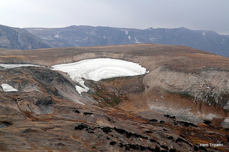 a glacier near Beartooth highway