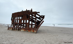 shipwreck of Peter Iredale