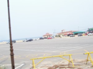 beach parking area
