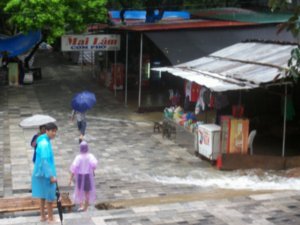 flooded village 