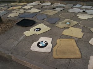 drying car mats