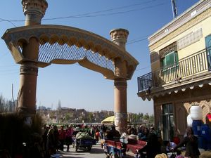 Kashgar-old town market