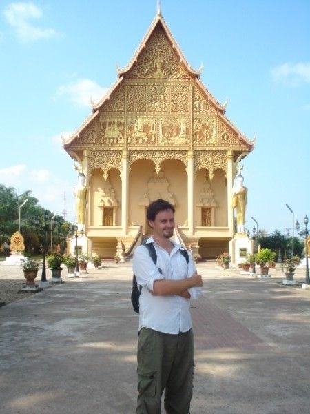 Paul at That Lunag Vientiane