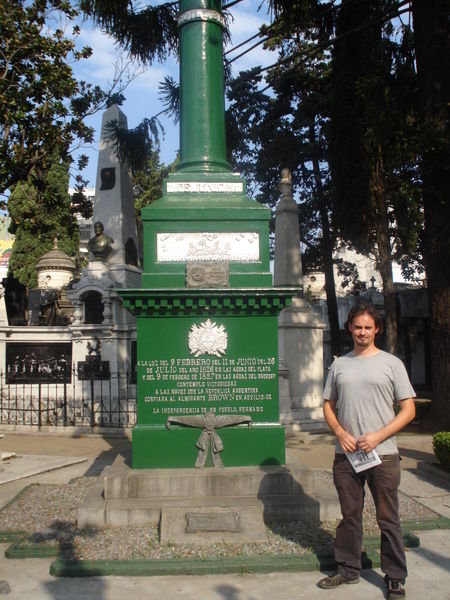 Grave of Irish Guy who founded Argentinan Navy