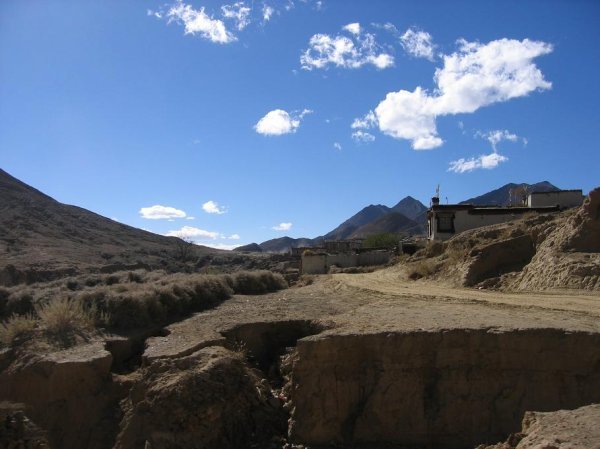 Off road and through villages