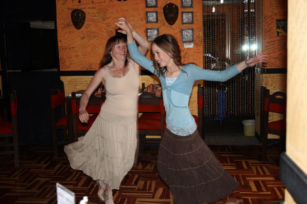 Salsa lessons in Cusco with Janice