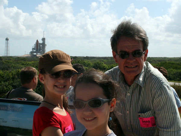 Tim, Sas and Rach at Shuttle launch pad