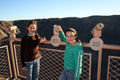 Girls at Meteor Crater