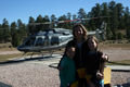just before helicopter flight over the Grand Canyon