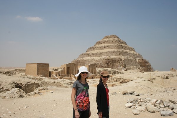 4. Step pyramid and tombs in front