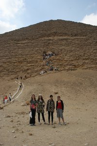 1. Red pyramid at Saqarra