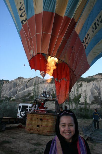 14. Rachel at balloon launch