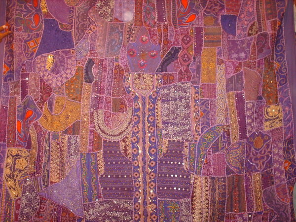 Jaisalmer - Bed spree purple