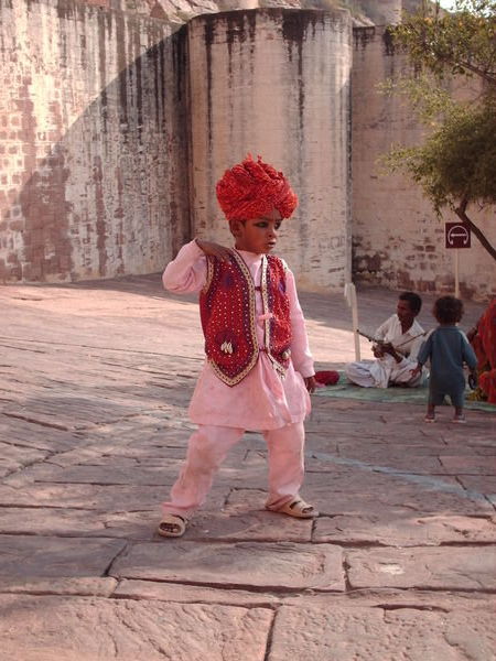 Jodhpur Fort - Young Maharaji Dancing