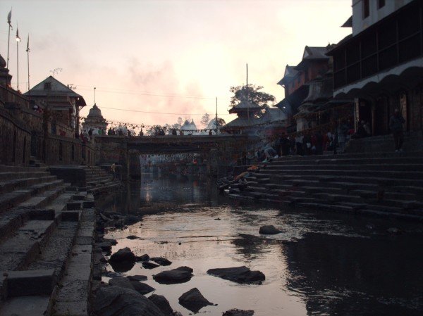 Pashpatinath - The burning ghats for the rich.