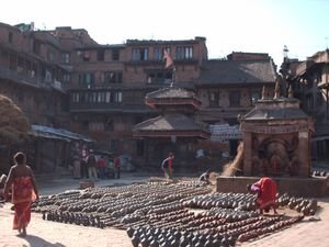 Bhaktapur - Pottery square