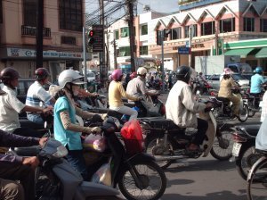 Ho Chi Minh - the city is nicknamed "motorcycle city"
