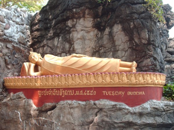 Luang Prabang - Lying Tuesday Buddha