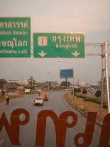 Entering Bangkok