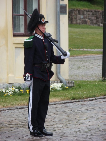During the changing of the guard