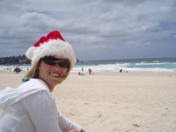 Christmas sat on a beach..