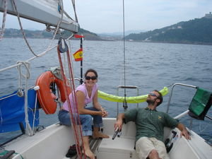 on the boat / en el barco