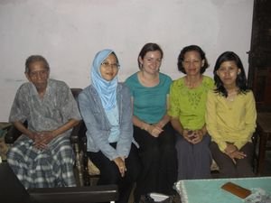 with Anton's family who I stayed with in Pekalongan