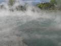 a steaming pool