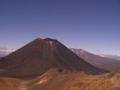 Mt Ngauruha and Mt Ruaphe behind it from the top of Mt Tongariro