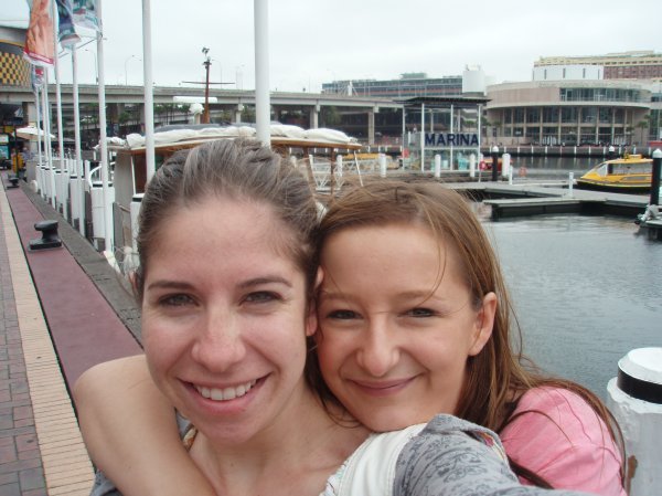 Sarah + I in Darling Harbour
