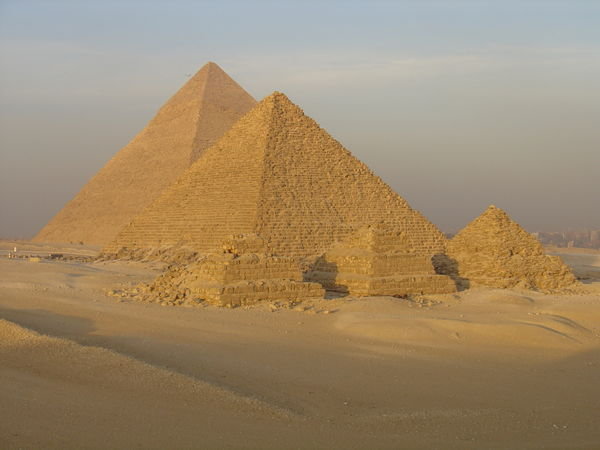 Sunset on the Pyramids