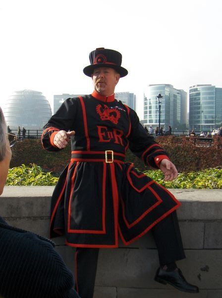 My Tour Guide - aka a Beefeater
