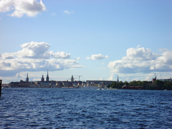 Stockholm from the sea