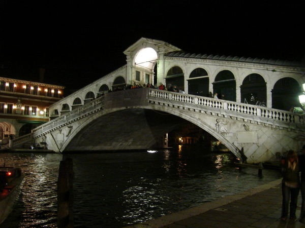 Rialto Bridge at Night