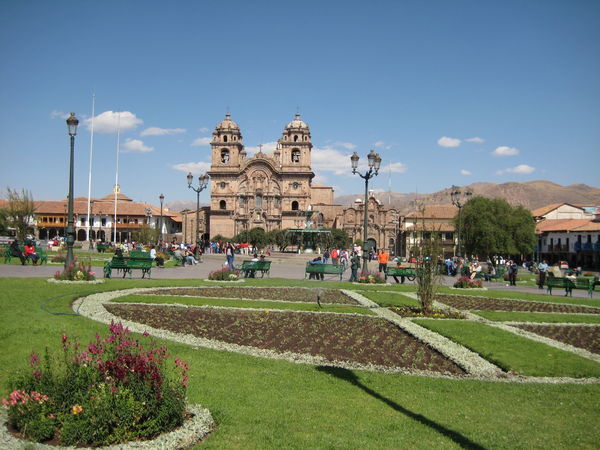 Plaza de Arms during the day