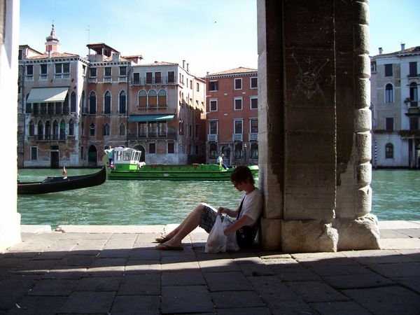 chillin by the canals in venice