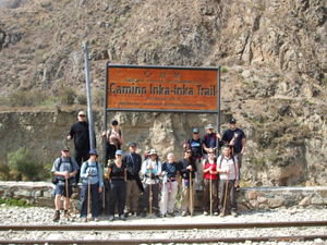 Start of the Inca Trail - km 82