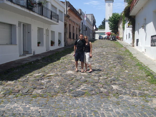Colonias´ cobbled streets
