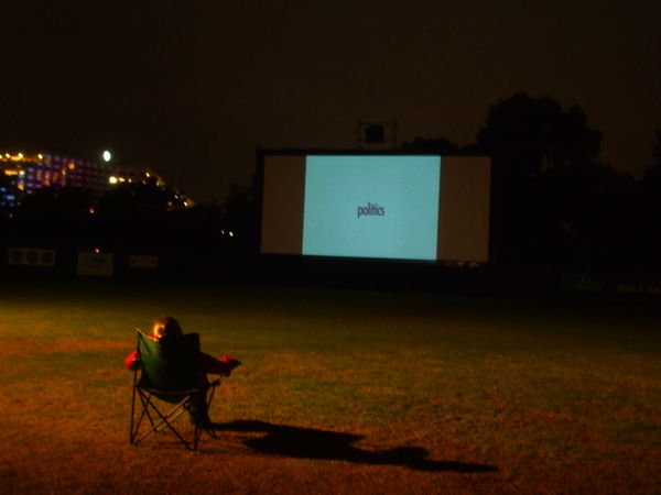 Outdoor cinema, Burswood, Perth