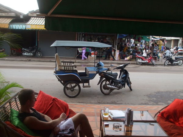 A tuk-tuk in Siem Reap