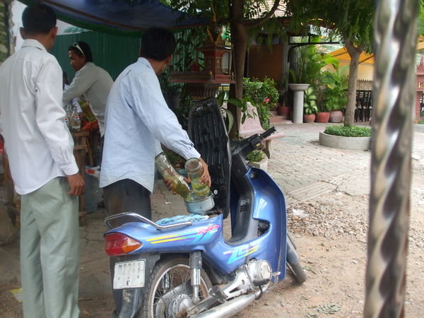 Petrol pumps, Phnom Penh