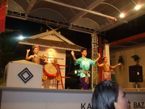 Entertainment at the night market