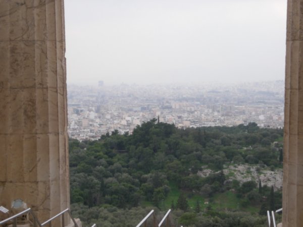 view from parthenon