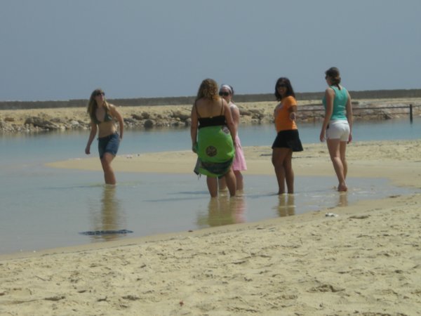 ladies at the beach