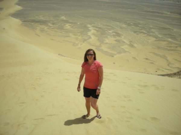 hiking the dune