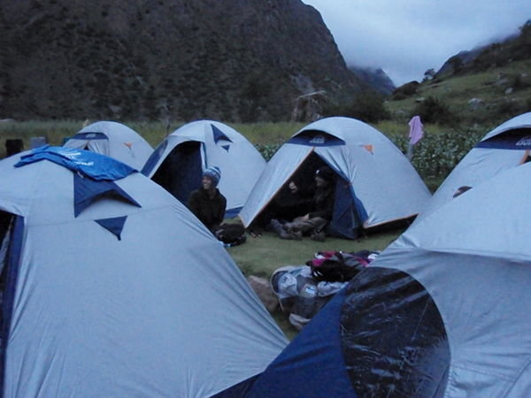 First campsite - Wallabamba