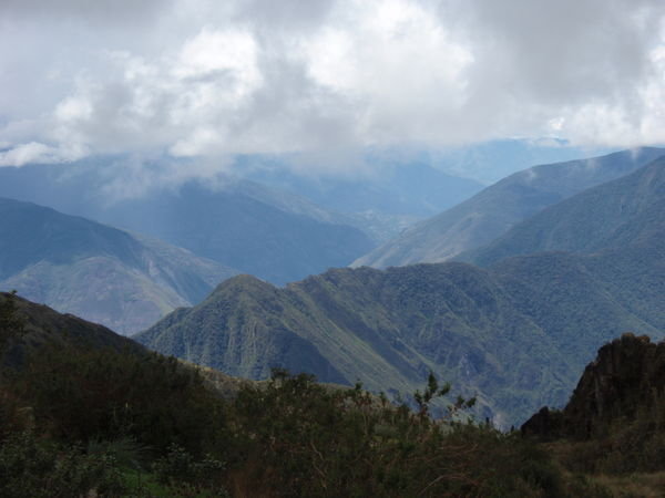 View from Inca Trail - third day