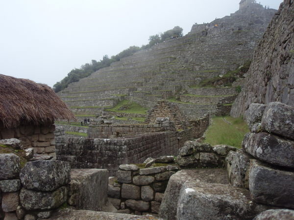 View across Inca terraces